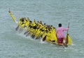 Longboat race Royalty Free Stock Photo