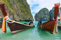 Longboat trip in Thailand Royalty Free Stock Photo