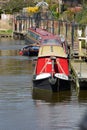 Narrowboats, River Severn, Tewkesbury, Gloucestershire, UK