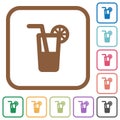 Longdrink simple icons