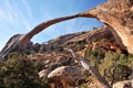 Landscape Arch, Arches National Park, Utah, USA Royalty Free Stock Photo