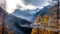 Longest suspended bridge ever made. Zermatt, Switzerland