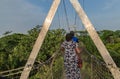 The longest canopy walkway in Africa as seen at the Lekki Conservation Center in Lekki, Lagos Nigeria.