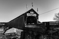 Longest covered bridge in the world at Hartland, New Brunswick, Canada Royalty Free Stock Photo