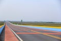 The longest road bridge in Phatthalung, Thailand.