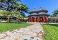 Longevity Pavilion, Double Ring Road, Temple of Heaven Park, Beijing, China.