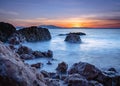 Longexposure at the beach in greece