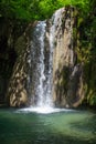 Longexposure photography of waterfall in forest Royalty Free Stock Photo