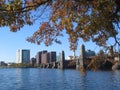 Longfellow Bridge in Cambridge Royalty Free Stock Photo