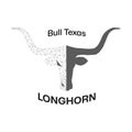 The Longhorn bull is a symbol of Texas