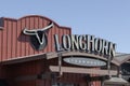 LongHorn Steakhouse casual dining restaurant. LongHorn Steakhouse is owned and operated by Darden Restaurants