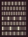 Longitudinal Waves diagram - visualization of compression waves types