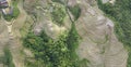 Longji terrace rice field,Aerial photography