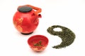 Longjing Tea in Taiji Figure