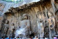 Longmen Caves, Dragon Gate Grottoes, in Luoyang city