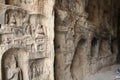 Longmen Caves in Luoyang Royalty Free Stock Photo