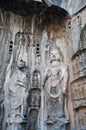 Longmen Caves Luoyang Royalty Free Stock Photo