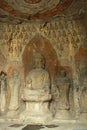 Buddhhist statues in Longmen Grottoes