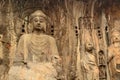 Buddhist Longmen Grottos or Caves, Luoyang, Henan, China Royalty Free Stock Photo