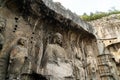 Longmen Grottoes, Luoyang, Chinag with the Northern Wei Dynasty in 493 AD. It is one of the four notable