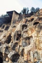 Longmen Grottoes ,one of the finest examples of Chinese Buddhis Royalty Free Stock Photo