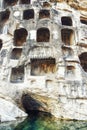 Longmen Grottoes ,one of the finest examples of Chinese Buddhis Royalty Free Stock Photo