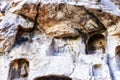 Longmen Grottoes ,one of the finest examples of Chinese Buddhis Royalty Free Stock Photo