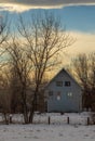 A house in St. Vrain State Park, Longmont, Colorado