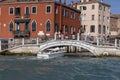 Longo Bridge (Ponte Longo) at Giudecca Canal, Venice, Italy