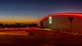 Longreach, Queensland, Australia - Qantas Founders museum at sunset