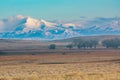 Longs Peak In Colorado Seen From The Plains