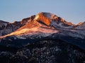 Longs Peak in the First Rays of Morning Royalty Free Stock Photo