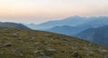 Longs Peak on a hazy morning