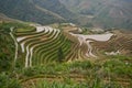 Longsheng paddy fields in China Royalty Free Stock Photo
