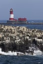 Longstone Lighthouse in the Farne Islands - UK