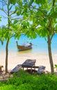 Longtail boat at Ao Nang beach, Krabi Province, Thailand