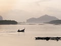 Longtail Boat at Samchong-tai, Phang, Thailand.