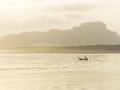 Longtail Boat at Samchong-tai, Phang, Thailand.