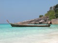 Longtail boat at Similan Island