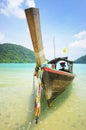 Longtail boat in the south of Thailand