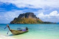 Longtail boat in Thailand Royalty Free Stock Photo