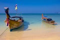 Longtail boats in Krabi Thailand