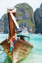 Longtail boats, Maya bay, Thailand