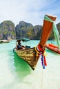 Longtail boats, Maya bay, Thailand