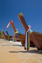 Longtail boats, Thailand Royalty Free Stock Photo