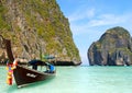 Longtale boats at the beautiful beach