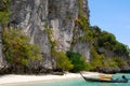 Longtale boats at the beautiful beach