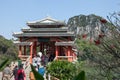 Longtan Wind and Rain Bridge,Liuzhou,China Royalty Free Stock Photo