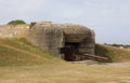 Longues-sur-Mer battery, L, France - August 21, 2022: Gun Battery of Atlatic Wall in Normandy Royalty Free Stock Photo