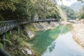 Longwan lake and Path Royalty Free Stock Photo